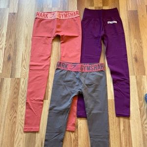 3 Gymshark leggings